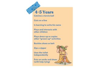 K2C Occupational Therapy Milestones 4-5 Years